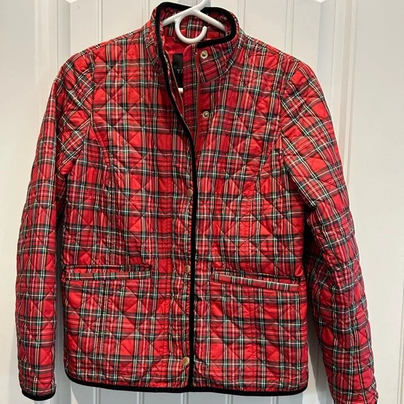 Talbots Tartan Plaid Quilted Jacket - Picture 3 of 5